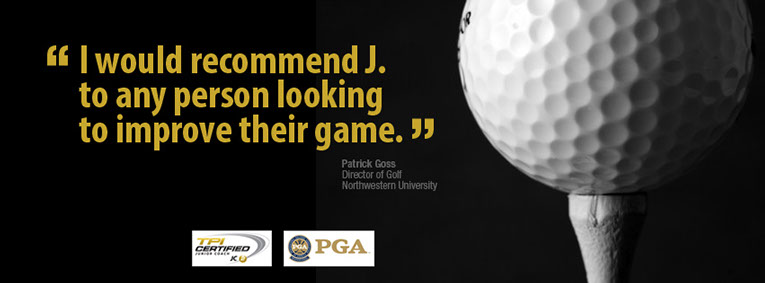 Testimonial for J. Anderson Golf from Pat Goss, Head Coach, University of Northwestern