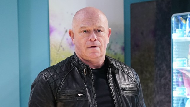Grant Mitchell standing in the hospital in EastEnders.