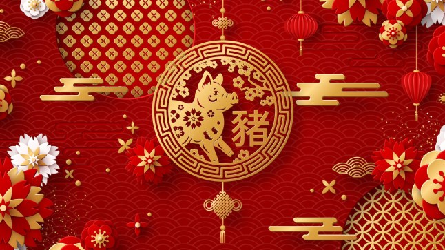 Greeting Card 2019 Zodiac Pig