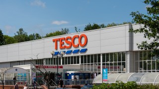 The entrance to Tesco superstore on London Road