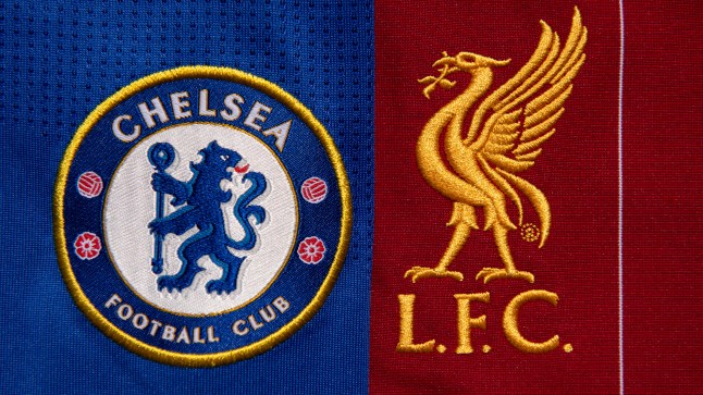 The Chelsea and Liverpool Club Crests