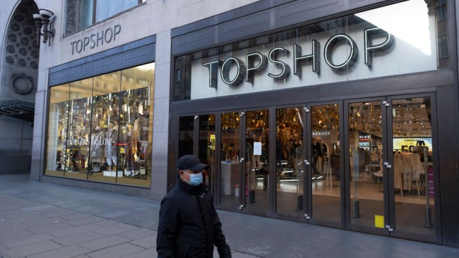 Topshop Oxford Street As Arcadia Goes INto Administration