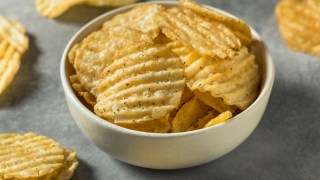 Salt and Pepper Crinkle Potato Chips