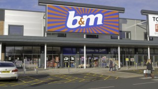 Front of  B&M Bargains retail shop.