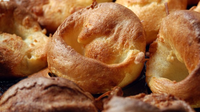 freshly baked yorkshire puddings