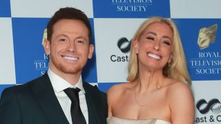 Stacey Solomon and Joe Swash on the red carpet