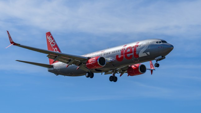 Jet2 Airlines Boeing B737 landing at Zante Airport