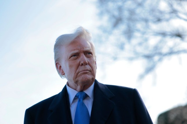 President Trump Departs The White House En Route To Bedminster, New Jersey
