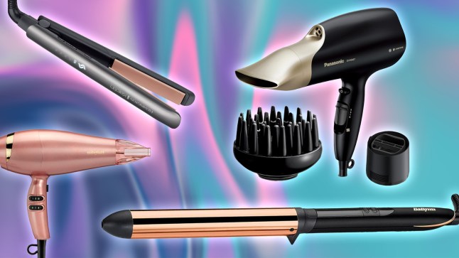 Image of top hair styling tools that are currently on offer in Amazon's Prime Day sale