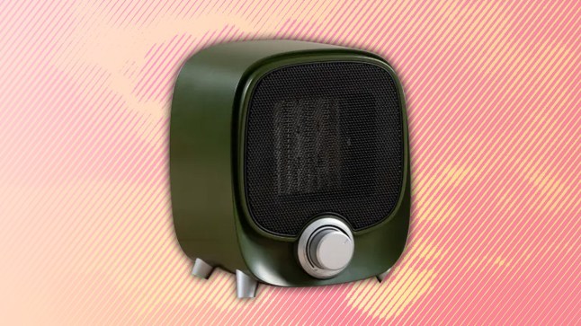 Warm your indoor spaces from 33p an hour with this Dunelm heater (Picture: Dunelm)