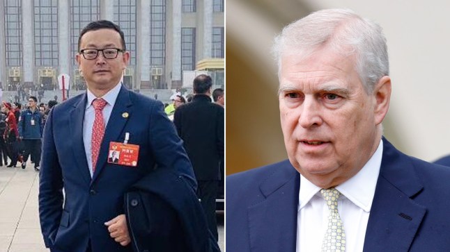 Yang Tengbo and Prince Andrew