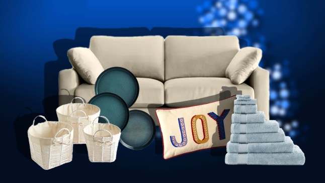 Image of items on sale at Dunelm this Christmas