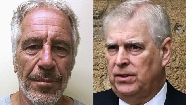 Jeffrey Epstein and Prince Andrew.