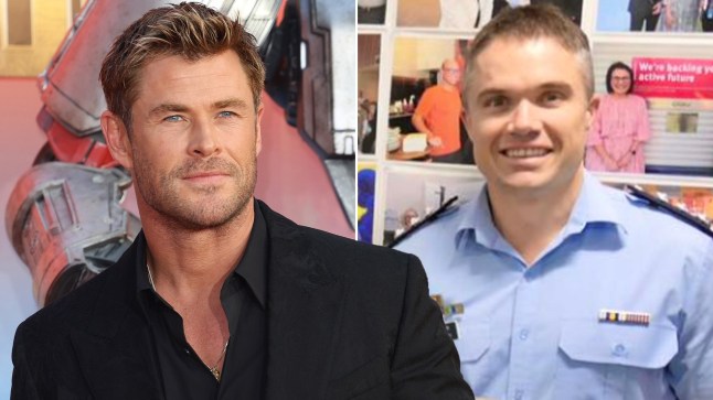 Chris Hemsworth and Jay Notaro.