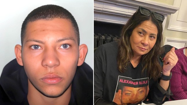 Missing teenager Alexander Sloley, and his mother Narissa.