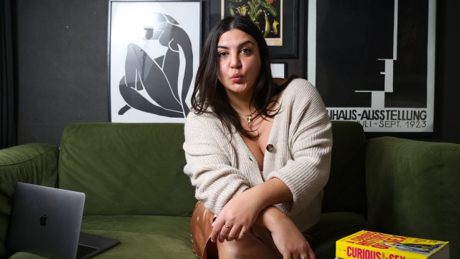 Almara Abgarian photographed at home in Clapham by Rachel Adams