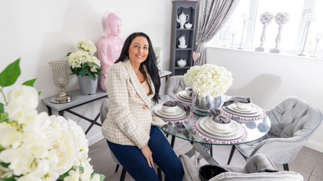 06.03.24 Metro - What I Own. Nicola Rodriguez - Ongar, Essex. Picture shows Nicola Rodriguez in her dining room. PHOTOGRAPH BY DANIEL JONES 2024 +44 (0)7815 853503 info@danieljonesphotography.co.uk www.danieljonesphotography.co.uk