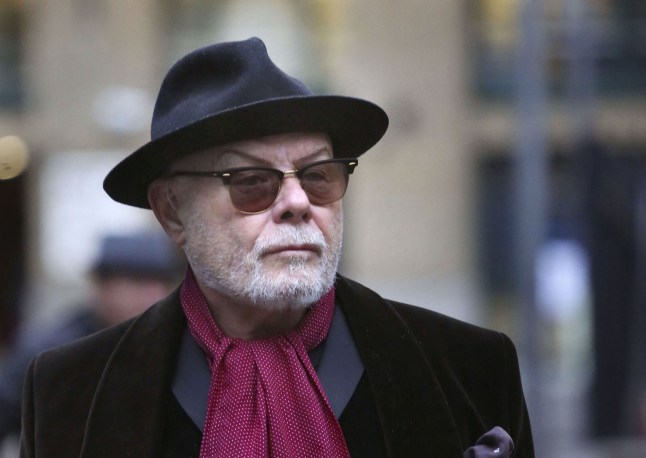 Gary Glitter headshot.