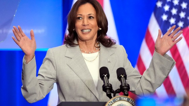 FILE - Vice President Kamala Harris speaks at an event May 1, 2024, in Jacksonville, Fla. She???s already broken barriers, and now Harris could soon become the first Black woman to head a major party's presidential ticket after President Joe Biden???s ended his reelection bid. The 59-year-old Harris was endorsed by Biden on Sunday, July 21, after he stepped aside amid widespread concerns about the viability of his candidacy. (AP Photo/John Raoux, File)