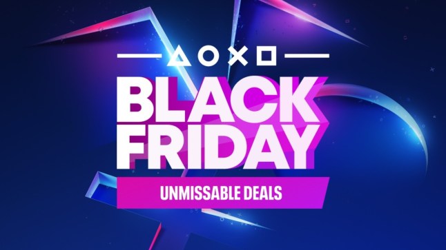 The blue and purple logo for the Black Friday 2024 sale on PlayStation Store