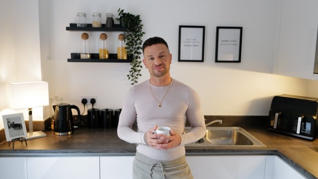 METRO - Michael Sword, 37 of Birmingham at his shared ownership home in Belgrave Village.