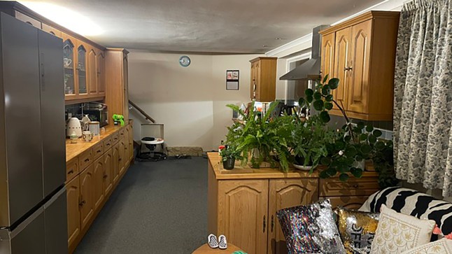 DIY Property Piece in Kettering for The Metro. Katie Brown and Robin McGill live with their 2 year old son William at their home in Park Avenue. DIY action. February 13 2025. *Collects as they complete the DIY and shots before to compare.*