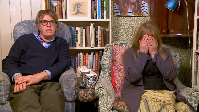 Mary and Giles watching Britain's Got Talent on Gogglebox