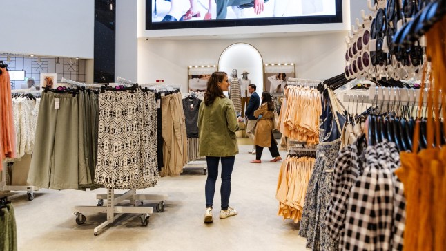 MADRID, SPAIN - MAY 21: Interior of the new Primark store during its opening on May 21, 2024, in Madrid, Spain. The new Primark store opens this Thursday, May 23rd and is located on the corner of Hermosilla and Conde de Pe??alver streets. This is Primark's second flagship store in Madrid (the first one was in Gran Via) and the fifth of these characteristics in Spain, where the company already has 63 stores, eleven of them in the Community of Madrid with this new opening. (Photo By Carlos Lujan/Europa Press via Getty Images)