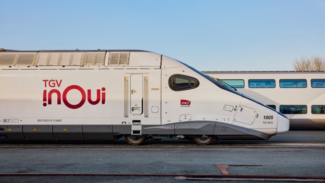 The exterior of the fifth generation of TGV trains, TGV INOUI