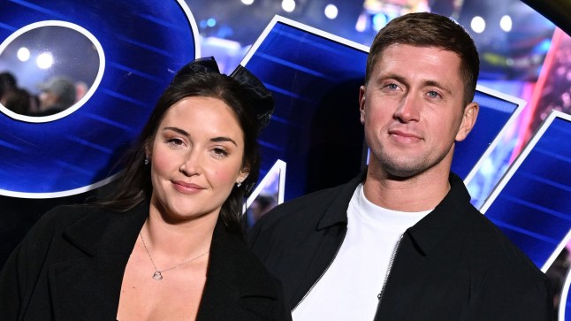 Mandatory Credit: Photo by Anthony Harvey/Shutterstock (14984517fj) Jacqueline Jossa, Dan Osborne 'Sonic the Hedgehog 3' film premiere, London, UK - 10 Dec 2024
