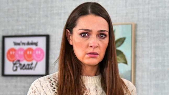 Sienna is spooked in Hollyoaks
