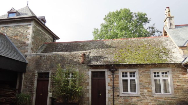 The exterior of some converted stables in Kirkcudbright, Scotland.