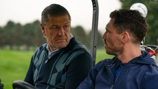 Sean Bean as Ronnie Phelan and James Nelson-Joyce as Michael Kavanagh in This City is Ours