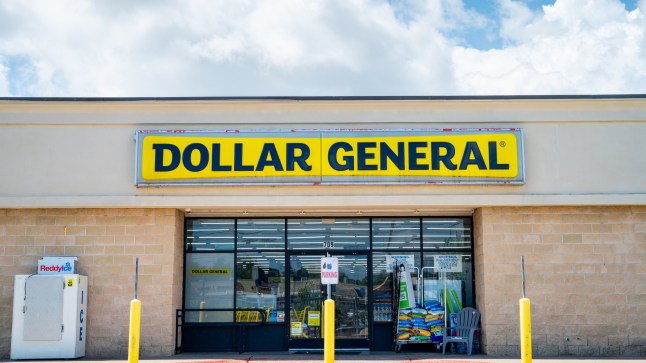 AUSTIN, TEXAS - AUGUST 30: The exterior of a Dollar General convenience store on August 30, 2024 in Austin, Texas. Dollar General stock fell 32% after cutting its full-year outlook. The drop is the company's largest on record. (Photo by Brandon Bell/Getty Images)