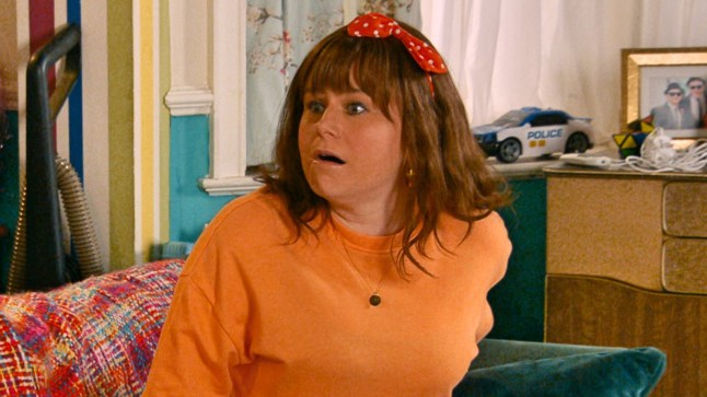 Gemma Winter-Brown looks shocked in Coronation Street