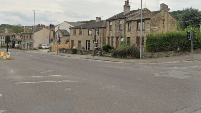 Wakefield Road junction in Dalton where a young child was found alone