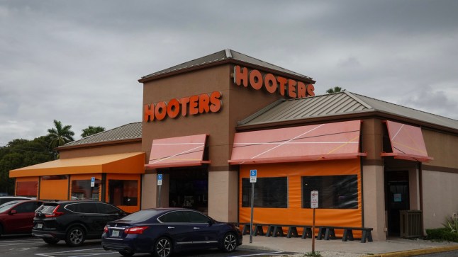 MIAMI, FLORIDA - FEBRUARY 24: A Hooters restaurant is seen on February 24, 2025 in Miami, Florida. Hooters of America is reportedly working with creditors on a plan to restructure the business through bankruptcy court. (Photo by Joe Raedle/Getty Images)