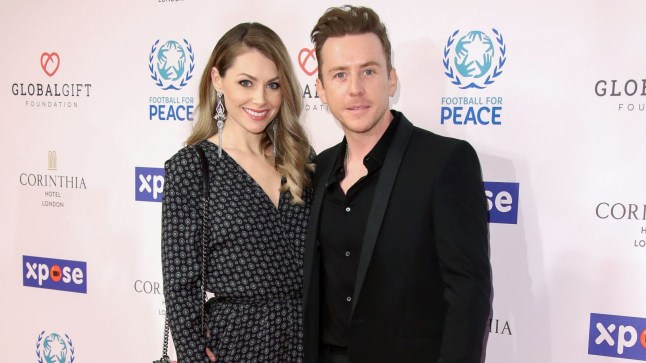 LONDON, ENGLAND - APRIL 08: Danny Jones and Georgia Horsley attend the Global Gift Initiative Dinner at Corinthia Hotel London on April 8, 2019 in London, England. (Photo by Mike Marsland/WireImage)