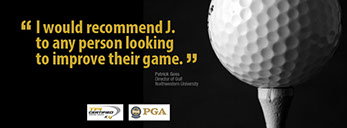 Testimonial for J. Anderson Golf from Pat Goss, Head Coach, University of Northwestern